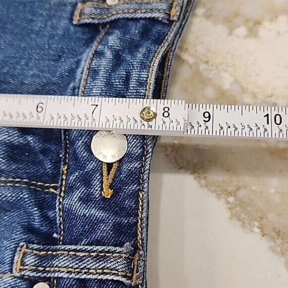 P.S. Erin Wasson Shorts womens embroidered back pockets distressed jean 24 - Picture 8 of 9